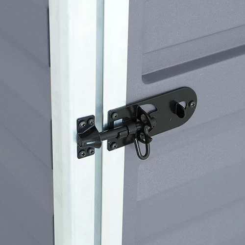 Palram 4x6 Skylight Grey Pent Shed - Image 6