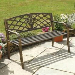 Coalbrookdale Garden Bench - Bronze