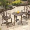 Arm Chair Patio Set For Two - Bronze