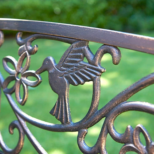 Hummingbird Bench-Bronze - Image 2