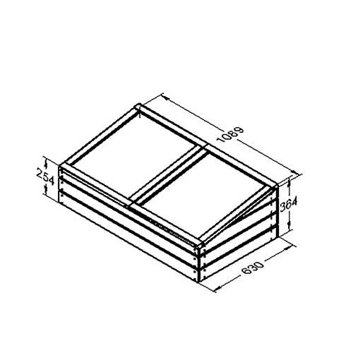 Large Timber Cold Frame - Image 2