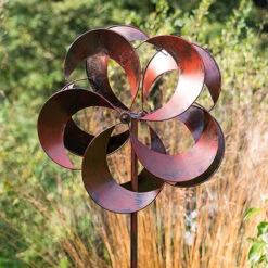 Tatton Burnished Gold Wind Sculpture