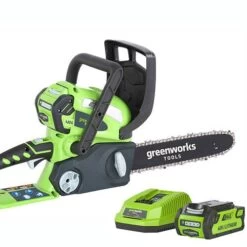 Greenworks 40v 30cm (12") Chainsaw With 2Ah Battery And Charger